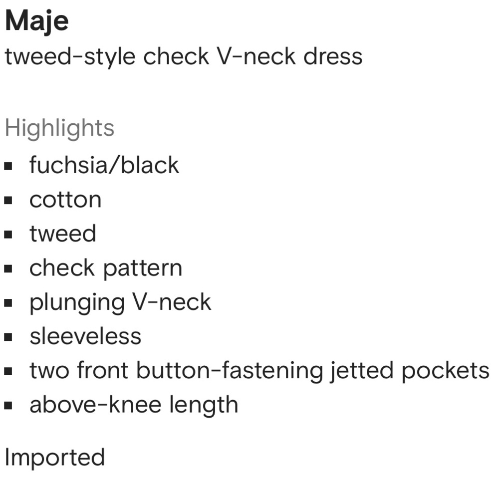 MAJE dress - Picture 3 of 14